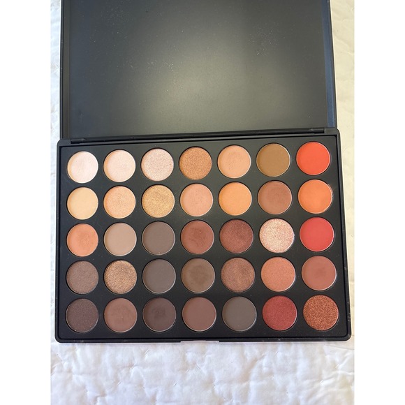 Morphe 35O Nature Glow Eyeshadow Palette 35 Shades Warm Neutrals Matte Shimmer - Picture 2 of 4